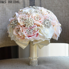 Round Blush Wedding Bouquet