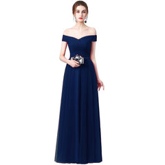 Off Shoulder & Bow Belt Celebrity Dress