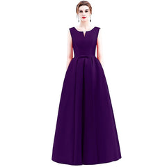 V-opening &Lace-up Back Celebrity Dress