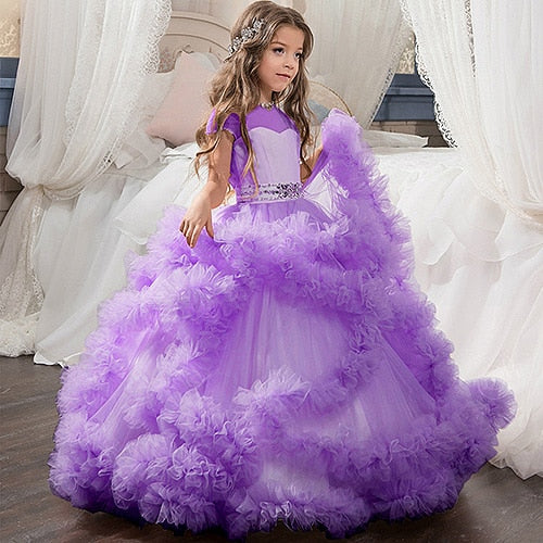 Purple Princess Dress for Girls