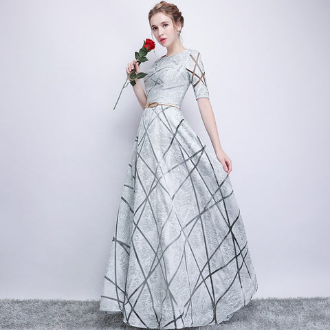 Half Sleeves Vintage Celebrity Dress
