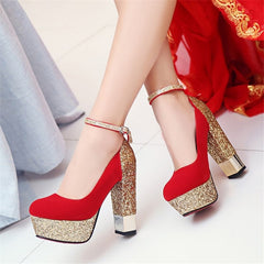 Bling Upper Pumps Shoes
