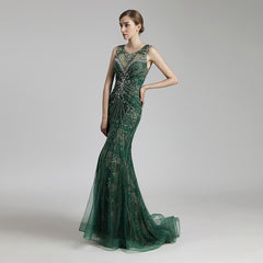 Long Mermaid Vintage Celebrity Dress
