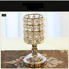 Romantic Candlelight Dinner Props Candlestick Furnishing Articles Crystal Wedding Centerpieces