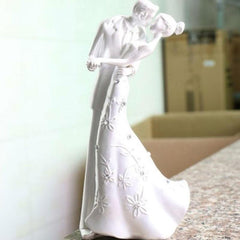 Rustic Kiss Wedding Cake Topper