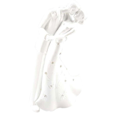 Rustic Kiss Wedding Cake Topper