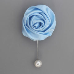 Silk Flower Boutonniere Simple Multiple Colors