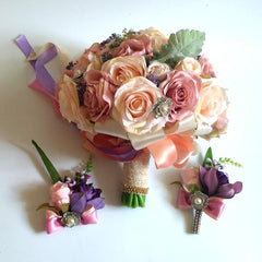 Silk Wedding Bouquet 2 colors