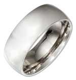 Stainless Steel 8mm Wedding Band Ring