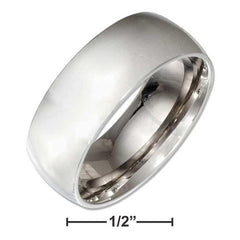 Stainless Steel 8mm Wedding Band Ring