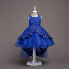 Summer Girl Sleeveless Flower Princess Dress Multiple Colors