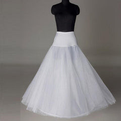 Trailing bridal petticoat