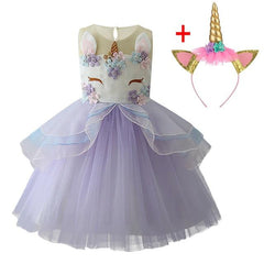 Unicorn Dress For Girls