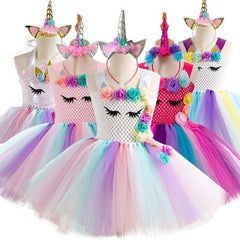 Unicorn Dress For Girls