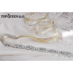 Wedding Sash/Belt Crystal Rhinestones