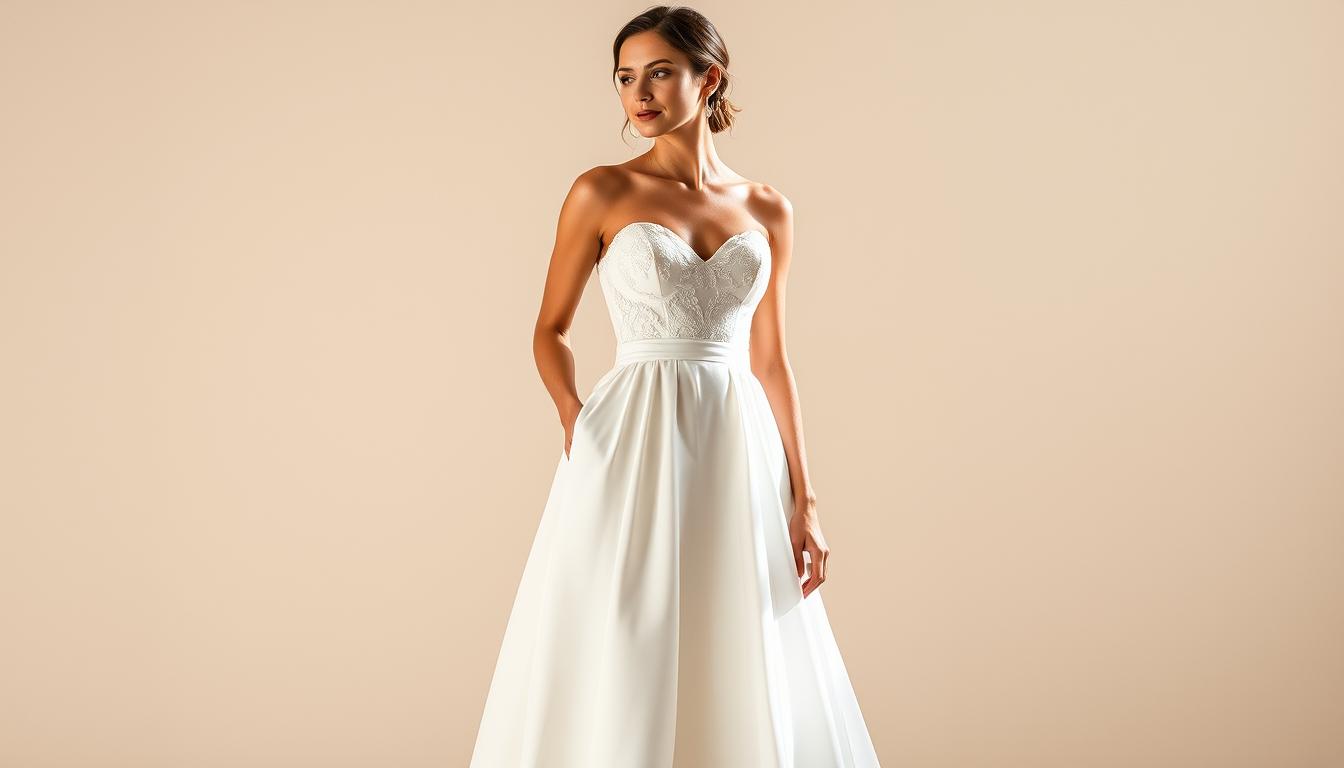 Structured Waistlines Trending: Basque & Drop-Waist Gowns