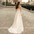 Lace Up A-Line Appliques Long Sleeves Bride Gown