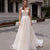 Boho Elegant A Line Lace Wedding Dress For Women 2023 Sleeveless Bridal Gowns O-Neck Bead Appliqued Vestidos De Novia