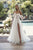 Soft Tulle Removable Long Sleeves Gown
