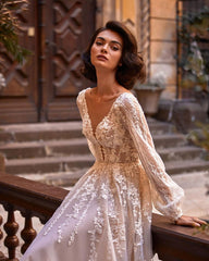 Vintage Lacy Wedding Dress