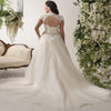 Cap Sleeve Plus Size Wedding Dress Robe De Mariee V-neck Sleeveless Beading Sashes Ball Gown Organza Wedding Dresses
