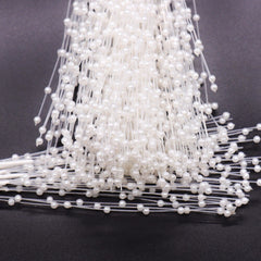 100pcs Wedding Decoration centerpiece Handmade Pearl Spray Beads Wedding Bouquet decoration diy Crafts supply gold silver white