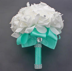 Fashion Bridal Brooch Bouquet Crystal Bride Wedding Flower Bouquet Wedding Accessories Bridal Bouquet De Noiva Bridesmaid Flower