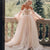 Puff Long Sleeves Country Bridal Gown