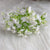 42Heads Babysbreath small bundle white blue artificial Flowers for Christmas Wedding decoration flores artificiales room decor