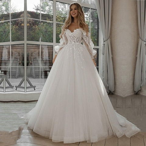 Off-Shoulder Glittery Gown