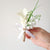 Boutonniere Wedding Men Accessories White Calla Lily Roses Artificial Flowers Buttonhole Decoration Guests Marriage Corsage Pins