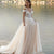 Boho Wedding Dresses A-Line Spaghetti Straps Off The Shoulder Appliques Beading Bridal Gown For Women Vestidos De Noiva