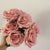 9Heads Rose Bouquet Artificial Flower Wedding Rose Decor Scene Display Floral Gift Pink White Camellia