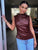 Women Y2K Vintage Pu Simple Basic Tank Top High Waist Skinny Shrunk Slash Cut Sleeveless Tops Versatile Noble Shirts