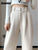 Seoulish Autumn Winter Thicken Woolen Casual Loose Full Length Pants 2023 New Button High Waist Chic Wide Leg Trousers Female