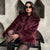 HXAO Women's Fur Coat Women 2024 Plush Burgundy Bomber Jacket Solid Crop Long Sleeve Jacket Warm Winter Coats Woman Casual Coats