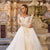 Sweetheart Appliques Detachable Train - 2 IN 1 Wedding Gown