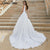 LoveDress A-Line Wedding Dress Deep V-Neck Sleeveless Sexy Tulle Bride Gown Lace Appliques Backless Court Train Vestido de noiva