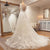 Sleeveless V Neck Wedding Dress Lace