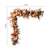 Vintage Orange Artificial Flower Row Wedding Arch Decoration Outdoor/Indoor Door Arrangement Party Props Wall Flowers