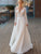 PERFECT Bohemian V-Neck Long Sleeves Wedding Dresses Lace Appliqued Chiffon Bridal Gowns For Women Robe De Mariée Custom Made