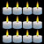 1/12Pcs Flameless LED Candle Lights Flashing Battery Powered Candles Tea Lights For Birthday Wedding Party Xmas Decors Lighting