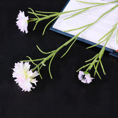 Nordic Style Artificial Flowers Long Branch Starry Cornflower Home Decorations For Wedding Home Office Artificial Plants