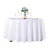 Table Cloth Round Tablecloths Wedding Pure White Table Cover Christmas Birthday Party Table Cloths for Events Home Dining Decor