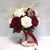 Burgundy Wedding Bouquet Cascading Bridal Bouquet Wedding Ceremony Anniversary Rustic Vintage Wedding Flowers Bridalside Bouquet