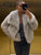 TRAF Metal Color Sequin Woven Jacket For Women Loose Stand Collar Long Sleeve Coat 2023 Autumn Winter Chic Female Outerwear