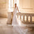 Loverxu Mermaid Elegant Wedding Dresses 2023 V-Neck Long Sleeve Vestido De Novia Glamorous Appliques Backless Robe De Mariee
