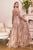 Bridal Dress Bow Knot Belt V Neck Shiny Sheer Long Sleeve Gown Party Mom Dresses