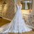 Sleeveless V Neck Wedding Dress Lace