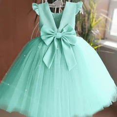 Bowknot Back Tulle Dress